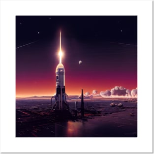 Interplanetary Spaceport Posters and Art